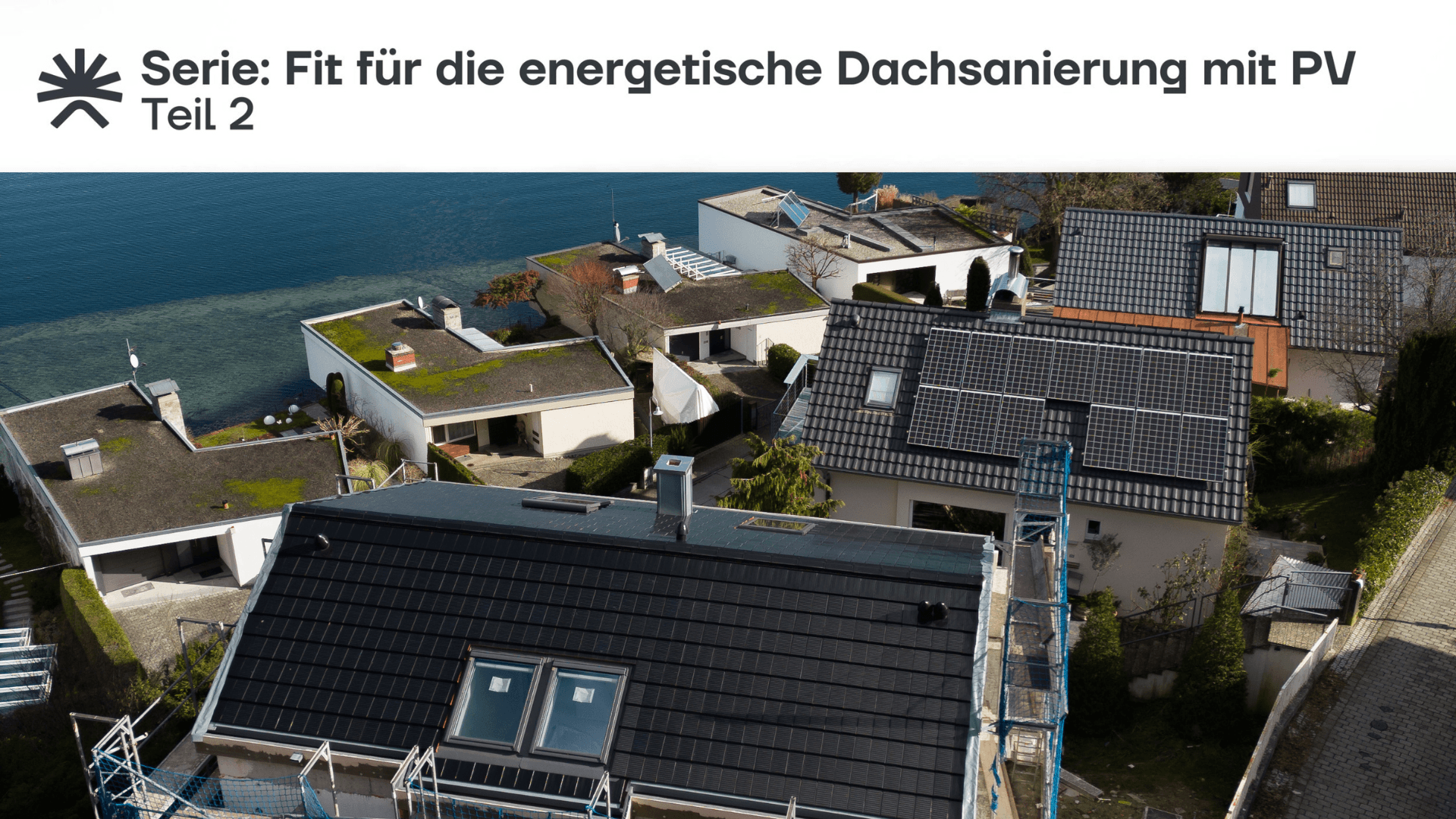 Haus mit Solardachziegel