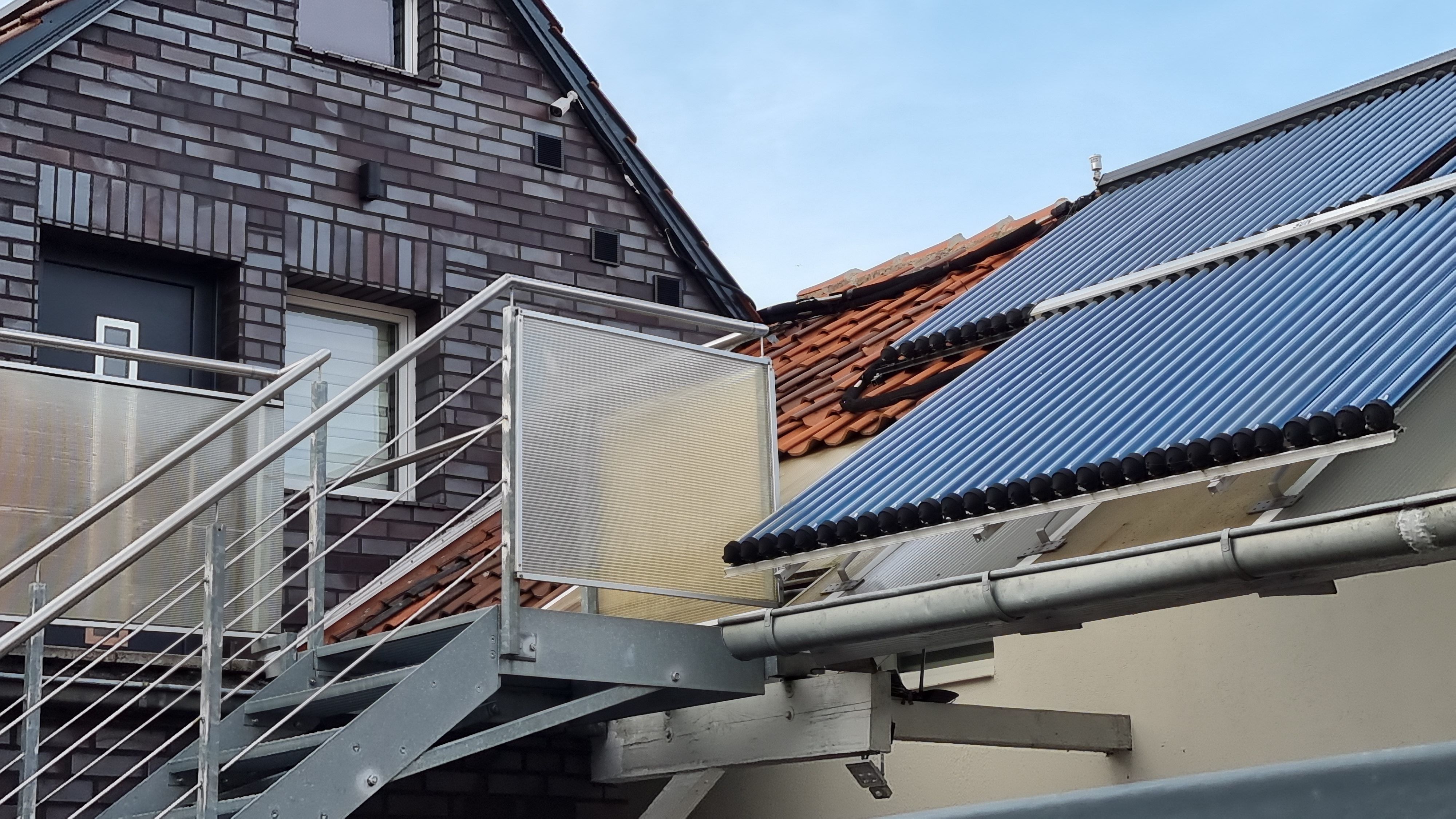  Solarthermieanlage auf dem Dach