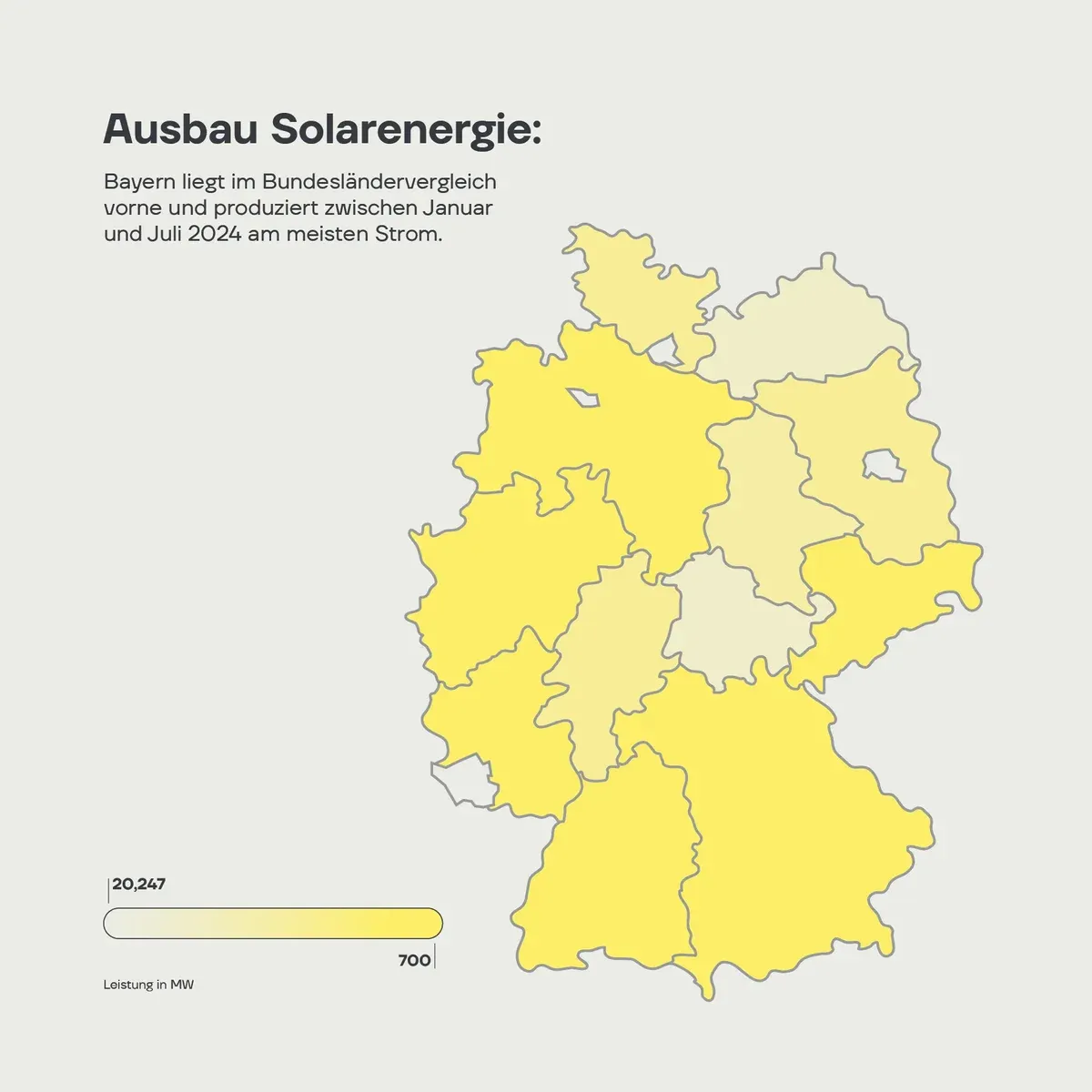 Ausbau der Solarenergie in Deutschland