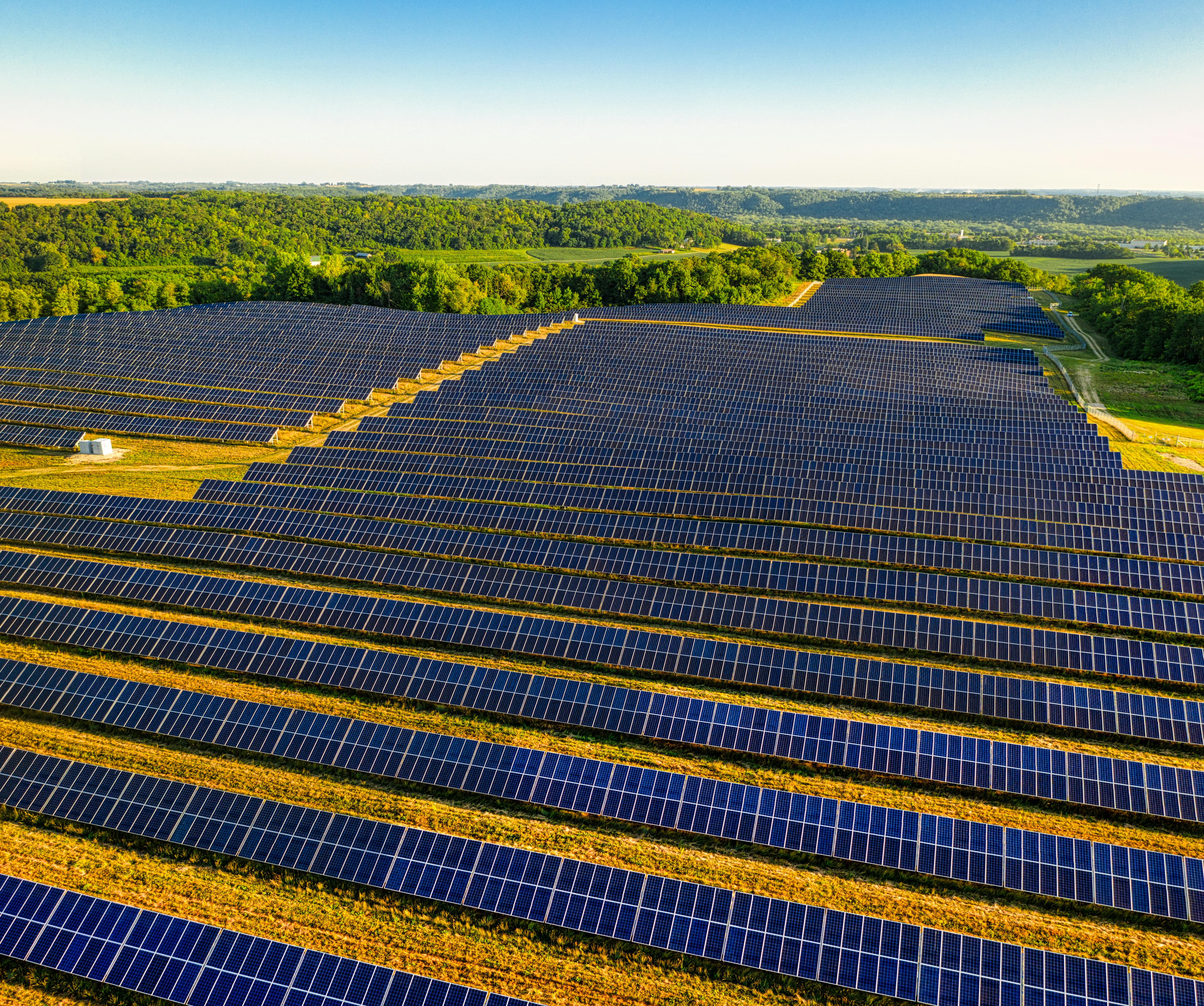 PV Anlagen auf Feld